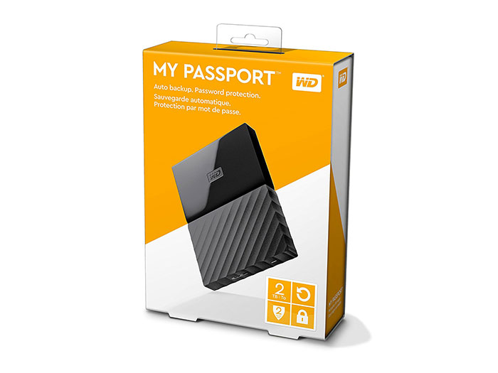 WD My Passport 2TB External Hard Drive