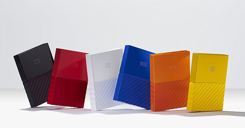 WD My Passport External Hard Drive Colors