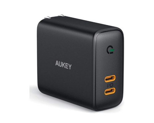 30 Watt AUKEY 2 Port USB-C Wall Charger