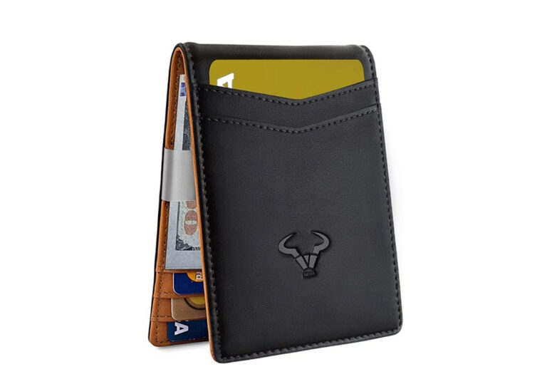 Leather RFID Bulliant Slim Wallet